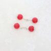 Heidi Kjeldsen Jewellery Red Agate Cufflinks CL291 still