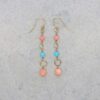 Naja Turquoise Coral Drop Earrings Heidi Kjeldsen Jewellery ER2514 still