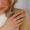 Heidi Kjeldsen Stunning Intense Red Natural Ruby Brillant Cut Diamond And Gold Cocktail Or Dress Ring - R1203 model