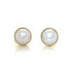 Akoya Cultured Pearl And Gold Earstuds By Heidi Kjeldsen Jewellery ER1797 C