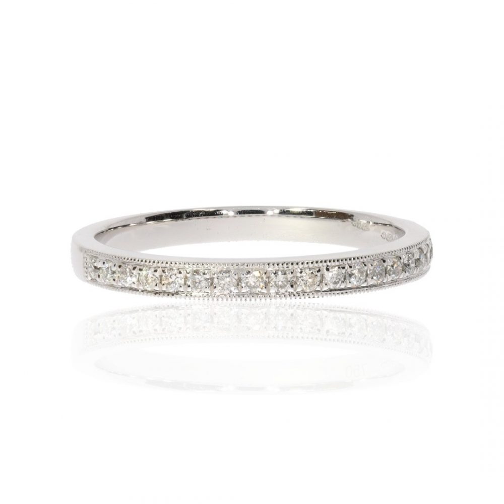 Elegant Diamond Eternity Ring By Heidi Kjeldsen Jewellery R1637 Front View