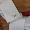 Eliza Silver Oval Link Cufflinks Heidi Kjeldsen Jewellery CL0283 model