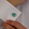 Mint green enamelled Cufflinks by Heidi Kjeldsen Jewellers CL0236 Model