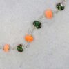 Heidi Orange Green Spotty Murano Glass Necklace Heidi Kjeldsen Jewellers NL1273 still