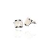 Margit Mother of Pearl Silver Cufflinks Heidi Kjeldsen Jewellery CL283 white