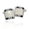 Sterling Silver Mother of Pearl cufflinks by Heidi Kjeldsen Jewellery CL283 front