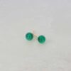 Green Agate Earstuds Heidi Kjeldsen Jewellery ER4818