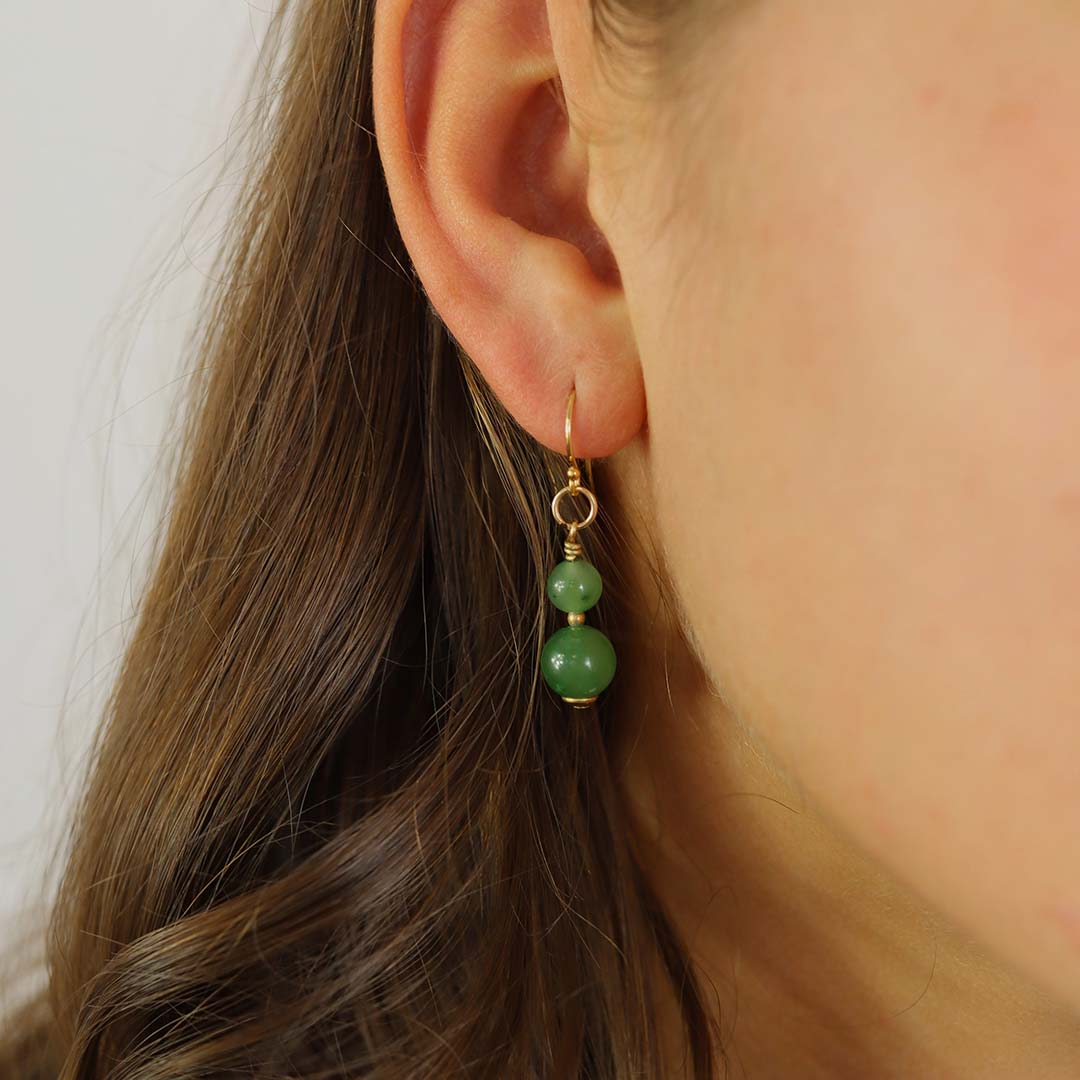 Drop earrings, dichroic glass jewellery uk, handmade jewellery