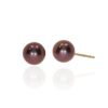 Bronze Cultured Pearl Earrings Heidi Kjeldsen Jewellery ER1874 white