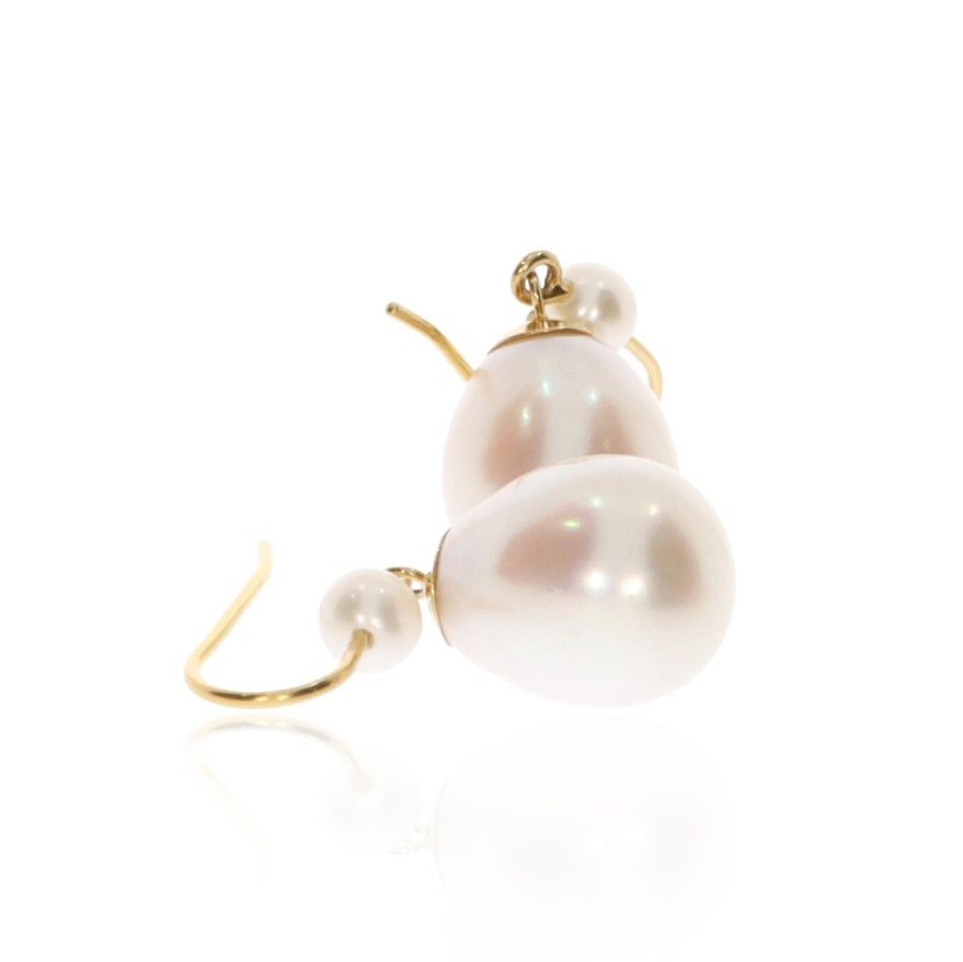 White Pearl Drop Earrings By Heidi Kjeldsen Jewellery ER2511 Bundle View