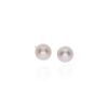 Grete Grey Cultured Pearl Heidi Kjeldsen Jewellery ER1744 white