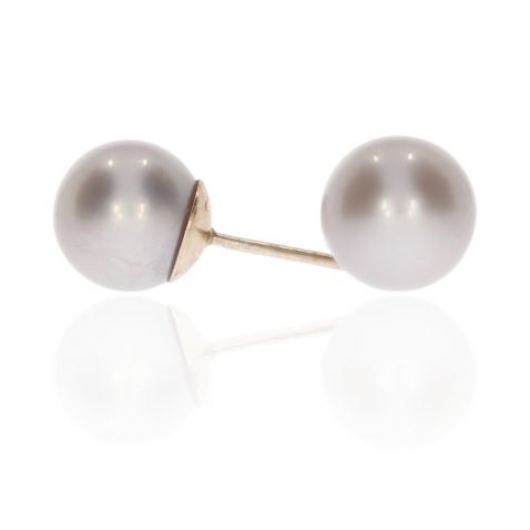 Grey Cultured Pearl Earrings By Heidi Kjeldsen Jewellers ER1744 Side