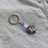 Heidi Glass Heart Keyring Heidi Kjeldsen Jewellers KR0017