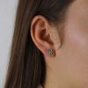 Silver Roses earrings by Heidi Kjeldsen Jewellers ER4756 Model