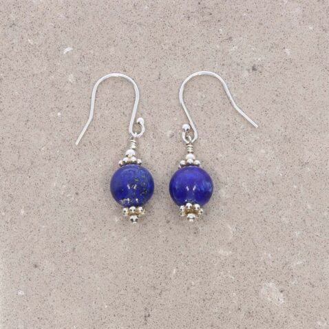 Lapis Lazuli Drop Earrings Heidi Kjeldsen jewellery ER2537 still