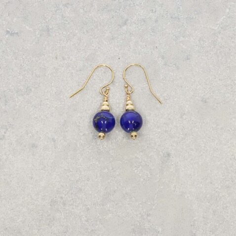 Lapis Lazuli Drop Earrings Heidi Kjeldsen jewellery ER2542 still