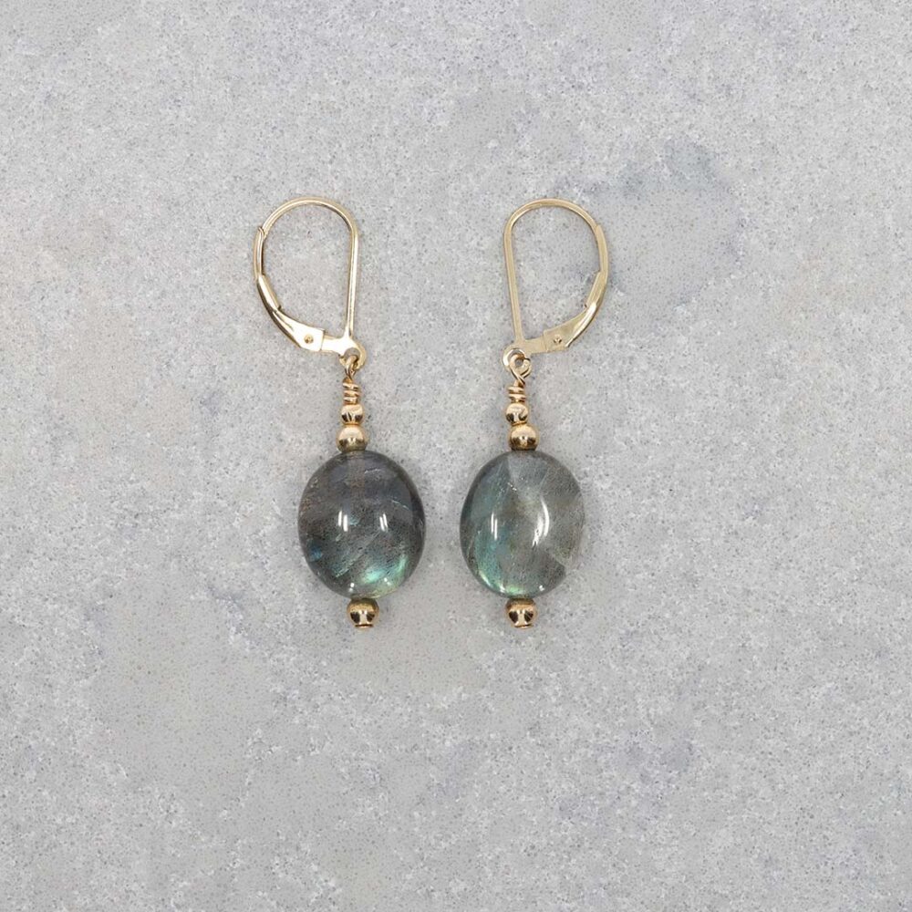 Naja Labradorite Drop Earrings Heidi Kjeldsen Jewellery ER2532 Still