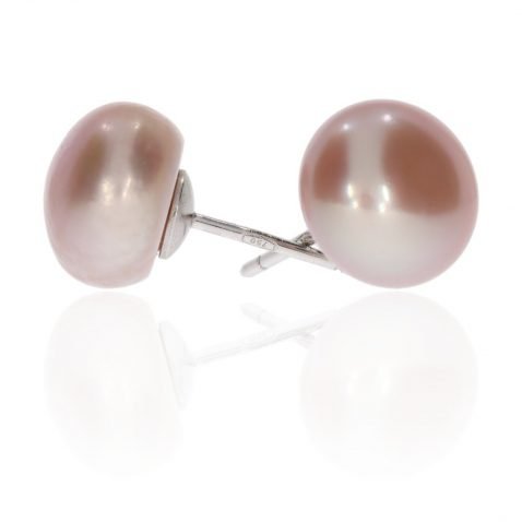 Pink Cultured Pearl Earrings By Heidi Kjeldsen Jewellers ER2068