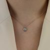 Silver Rose pendant by Heidi Kjeldsen Jewellers P1435 Model