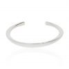 Stylish Silver Torque Bangle By Heidi Kjeldsen Jewellery BL090 Front