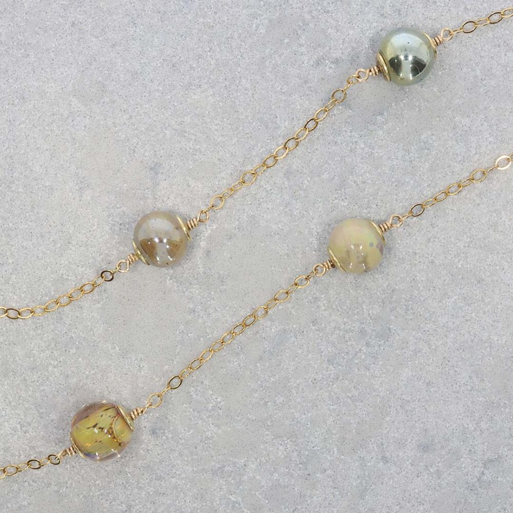 Heidi Silver Glass Necklace Heidi Kjeldsen Jewellers NL1296 still