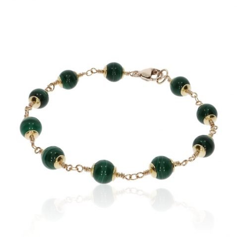 Malachite Bracelet By Heidi Kjeldsen Jewellery BL1383 round