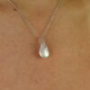 Baroque Pearl and Diamond Pendant By Heidi Kjeldsen Jewellery P1443 Model