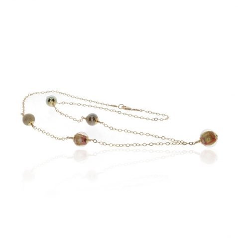 Murano Glass Necklace By Heidi Kjeldsen Jewellery NL1296 Flat