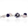 Murano Glass and Rose Quartz Bracelet by Heidi Kjeldsen BL1386 flat
