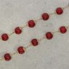 Naja Red Agate Necklace Heidi Kjeldsen Jewellery still NL1299