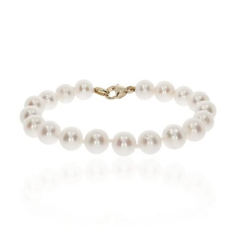 Akoya Cultured Pearl Bracelet By Heidi Kjeldsen Jewellery BL0093 Flat