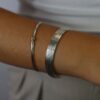 Helle Wide Sterling Silver bangle Eliza Wrap bangle By Heidi Kjeldsen Jewellery model BL1303 BL1309 2