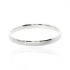 Silver Curvy Bangle By Heidi Kjeldsen Jewellery BL1308 Flat