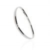 Silver Triangular Bangle By Heidi Kjeldsen Jewellery BL1320 Vertical