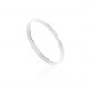 Alma Sterling Silver Flat Bangle By Heidi Kjeldsen Jewellery BL1283 Vertical