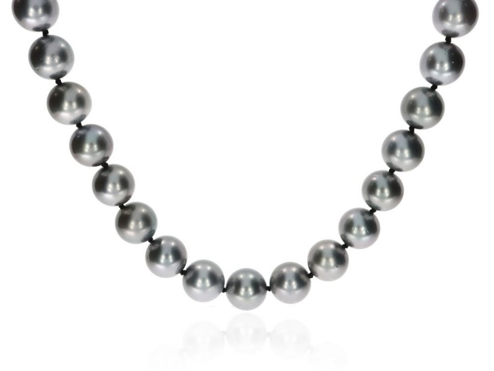 Tahitian Pearl Necklace By Heidi Kjeldsen Jewellery NL1275 Front