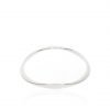 Triangular Silver Bangle By Heidi Kjeldsen Jewellery BL1241 Flat