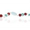 Aquamarine, Aventurine and Red Agate Bracelet By Heidi Kjeldsen Jewellery BL1393 Close