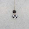 Heidi Black White Spot Murano Glass Pendant Heidi Kjeldsen Jewellery P1377 still