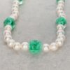 Heidi Green Glass and Cultured Pearl Necklace Heidi Kjeldsen Jewellers NL1311 still