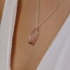 Heidi Pink Glass Pendant Heidi Kjeldsen Jewellers P1460