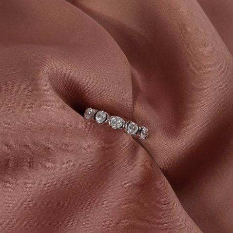Diamond Eternity ring by heidi kjeldsen jewellery pink R1343S