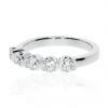 Diamond demi-rub-over eternity ring by Heidi Kjeldsen Jewellery R1341 Side