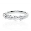 Diamond demi-rub-over eternity ring by Heidi Kjeldsen Jewellery R1342 Side