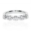 Diamond demi-rub-over eternity ring by Heidi Kjeldsen Jewellery R1343 Front
