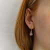Aquamarine Filigree Earrings By Heidi Kjeldsen Jewellery ER4766 Model