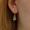 Aquamarine And Gold Filagree Earrings Heidi Kjeldsen Jewellery ER4766 model1