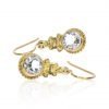 Aquamarine Filigree Earrings By Heidi Kjeldsen Jewellery ER4766 Side