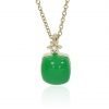 Green Agate Pendant Heidi Kjeldsen Jewellers P1441 Front