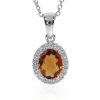 Madeira Citrine Pendant By Heidi Kjeldsen Jewellers P1469 Front